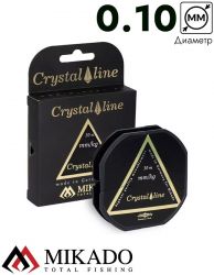 Леска мононить Mikado CRYSTAL LINE 0,10 (30 м) - 1.60 кг.