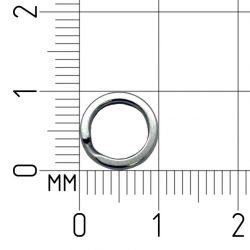 Кольцо заводное Mikado круглое BN № 10 тест 25 кг. (5 шт.)