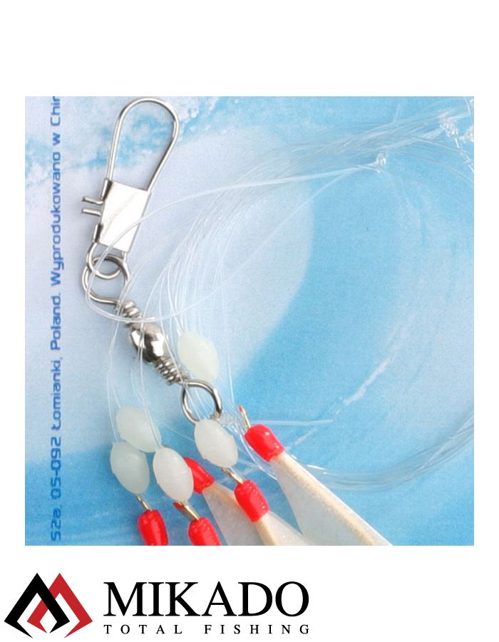 Морская оснастка Mikado FISH SKIN RIG/HOLO #03, LS-A700-03