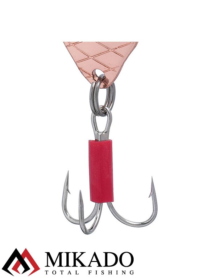 Блесна колеблющаяся Mikado GALLE №3, 25 г., 8.3 см., медь