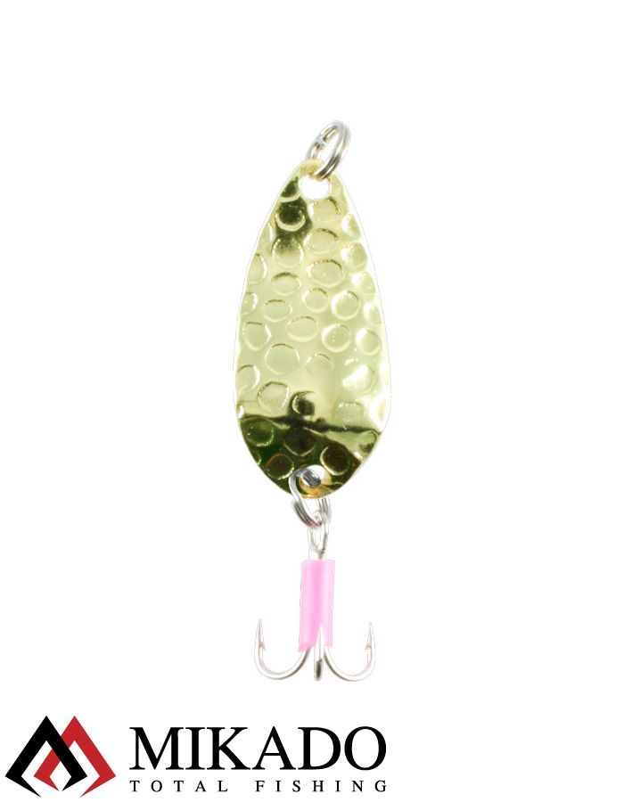 Блесна колеблющаяся Mikado BREEZE №2, 8 г., 4 см., золото