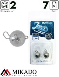 Чебурашка Mikado JAWS TUNGSTEN 7 гр. ( 2 шт.)