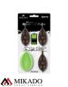 Набор методных кормушек Mikado Aperio L (3x50 г. + форма)