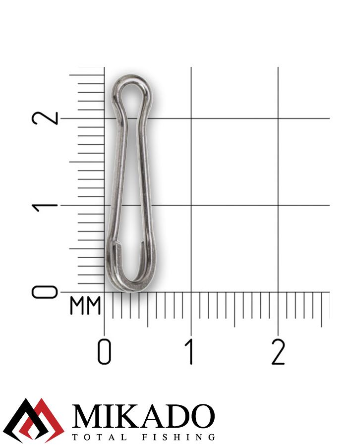 Застежка Mikado Hawaii BN № 4.  тест 35 кг. (12 шт.)