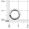 Кольцо заводное Mikado круглое BN № 12 тест 30 кг. (5 шт.)