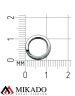 Кольцо заводное Mikado круглое BN № 12 тест 30 кг. (5 шт.)