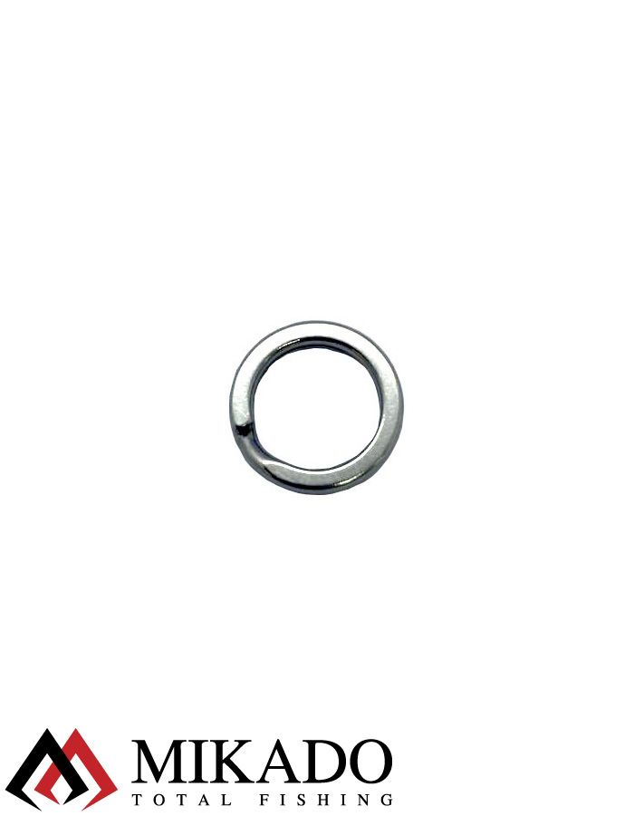 Кольцо заводное Mikado круглое BN № 12 тест 30 кг. (5 шт.)
