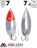 Блесна - незацепляйка колеблющаяся Mikado PIKE №1, 7 г., 7.6 см., серебро