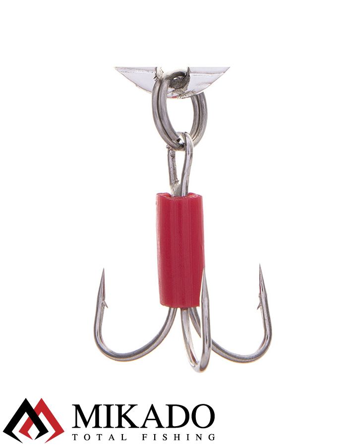 Блесна колеблющаяся Mikado STRIPE №3, 22 г., 6.7 см., состаренное серебро