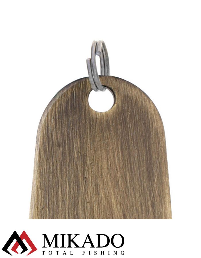 Блесна колеблющаяся Mikado TRYTHON №6, 26.5 г., 6.5 см., состаренная латунь