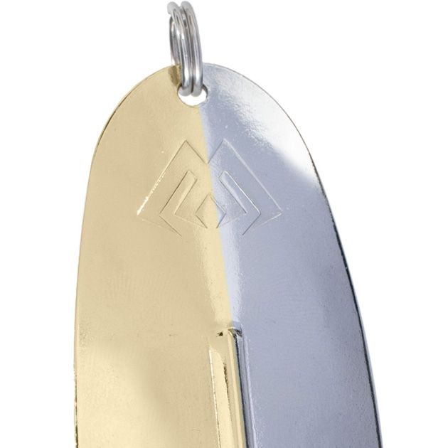 Блесна колеблющаяся Mikado SHALLOW MONSTER 51 г., 13 см., SILVER and GOLD, с красной мушкой