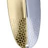 Блесна колеблющаяся Mikado SHALLOW MONSTER 51 г., 13 см., SILVER and GOLD, с красной мушкой