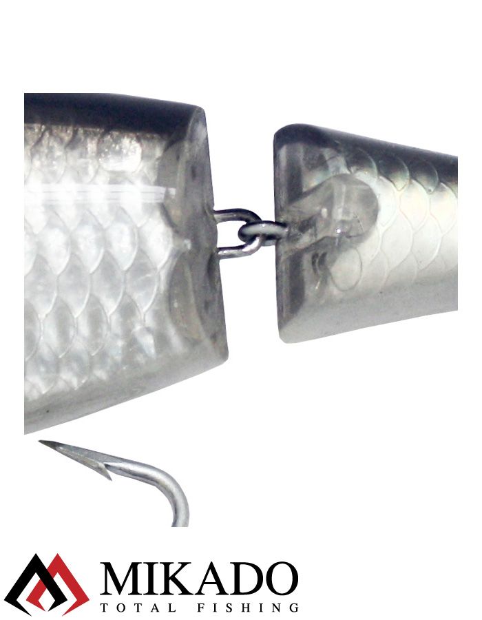 Воблер Mikado JOINTED PADDLE FISH 13 см. / 04 - плавающий