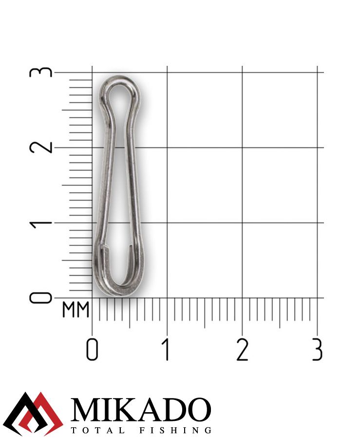Застежка Mikado Hawaii BN № 5.  тест 45 кг. (12 шт.)