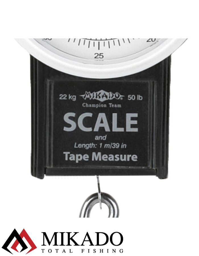Безмен рыболовный механический Mikado до 22 кг. AM-HS-22