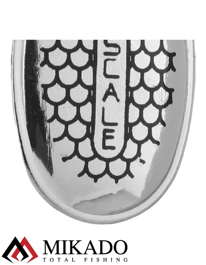 Блесна вращающаяся Mikado FOCUS №2, 4 г., серебро 25, длина лепестка 28 мм.