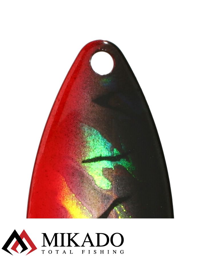 Блесна вращающаяся Mikado STREAM №2, 7 г., серебро 52 HOLO, длина лепестка 42 мм.