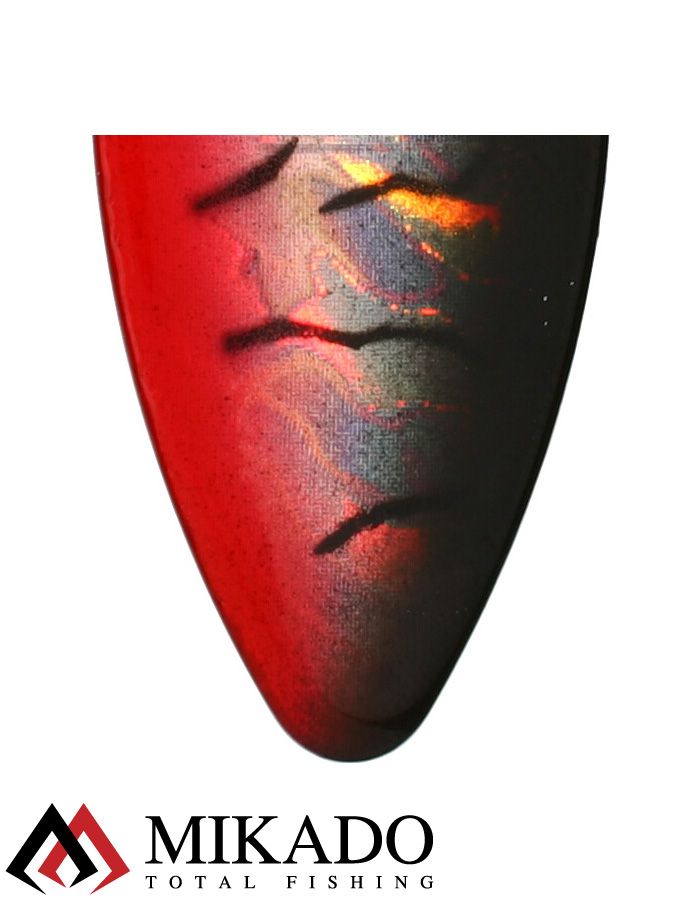 Блесна вращающаяся Mikado STREAM №2, 7 г., серебро 52 HOLO, длина лепестка 42 мм.