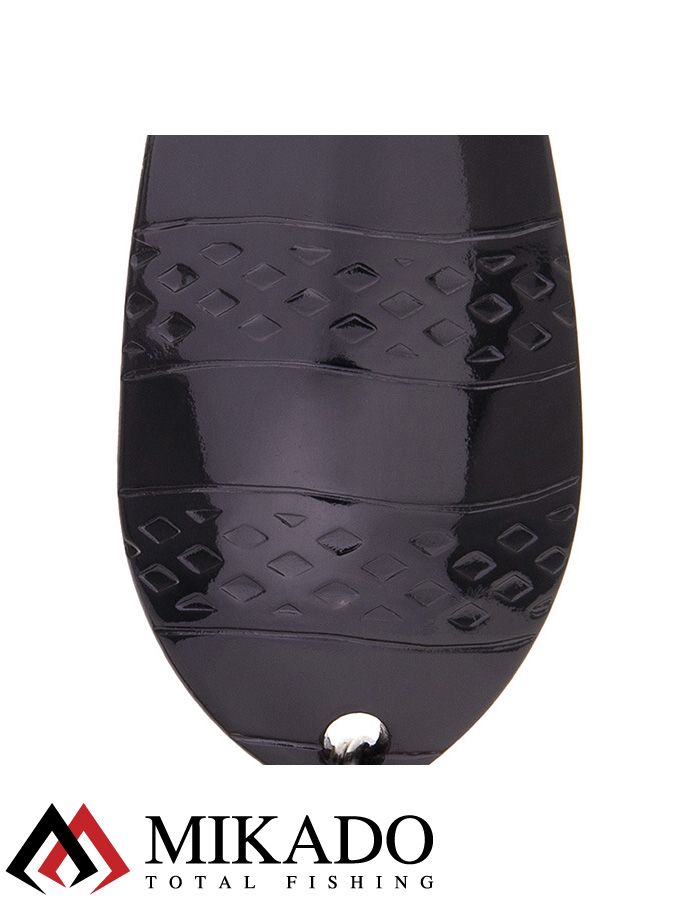 Блесна колеблющаяся Mikado STRIPE №3, 22 г., 6.7 см., чернёная