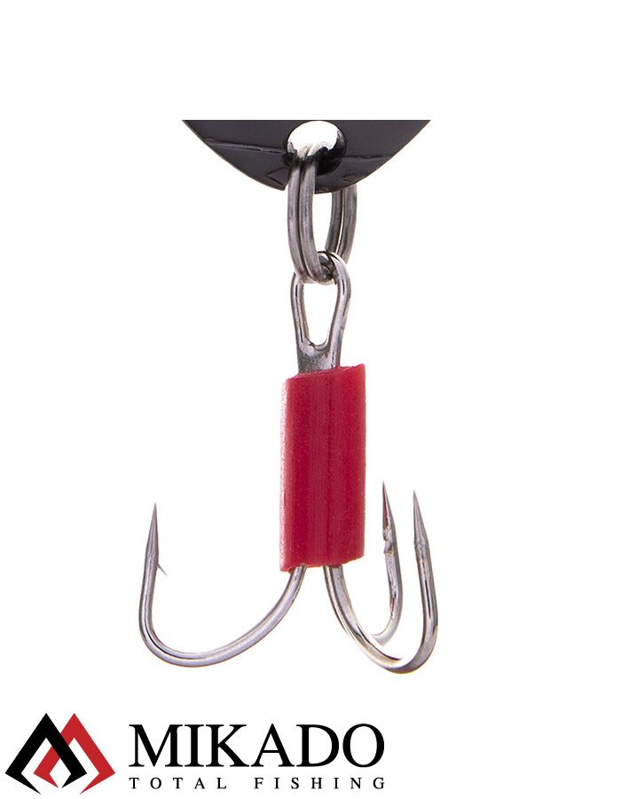 Блесна колеблющаяся Mikado STRIPE №3, 22 г., 6.7 см., чернёная