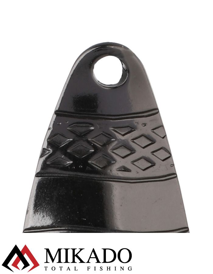 Блесна колеблющаяся Mikado STRIPE №3, 22 г., 6.7 см., чернёная