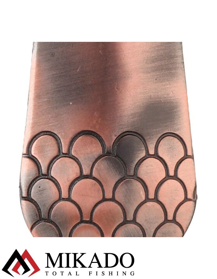 Блесна колеблющаяся Mikado TRYTHON №6, 26.5 г., 6.5 см., состаренная медь