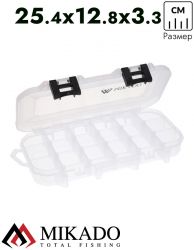 Коробка рыболова Mikado UAC-H1803 односторонняя (25,4 x 12,8 x 3,3 см)