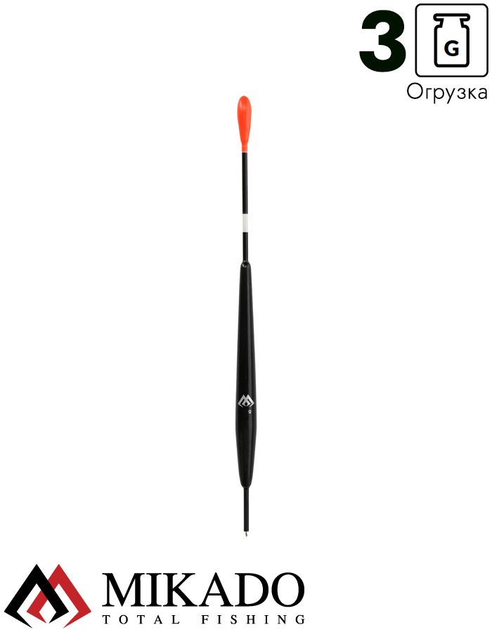 Поплавок скользящий Mikado - EX SMP-040-030, 3,0 г.