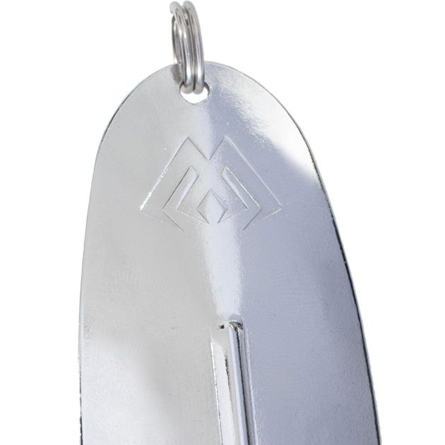 Блесна колеблющаяся Mikado SHALLOW MONSTER 51 г., 13 см., SILVER, с красной мушкой