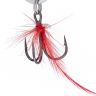 Блесна колеблющаяся Mikado SHALLOW MONSTER 51 г., 13 см., SILVER, с красной мушкой