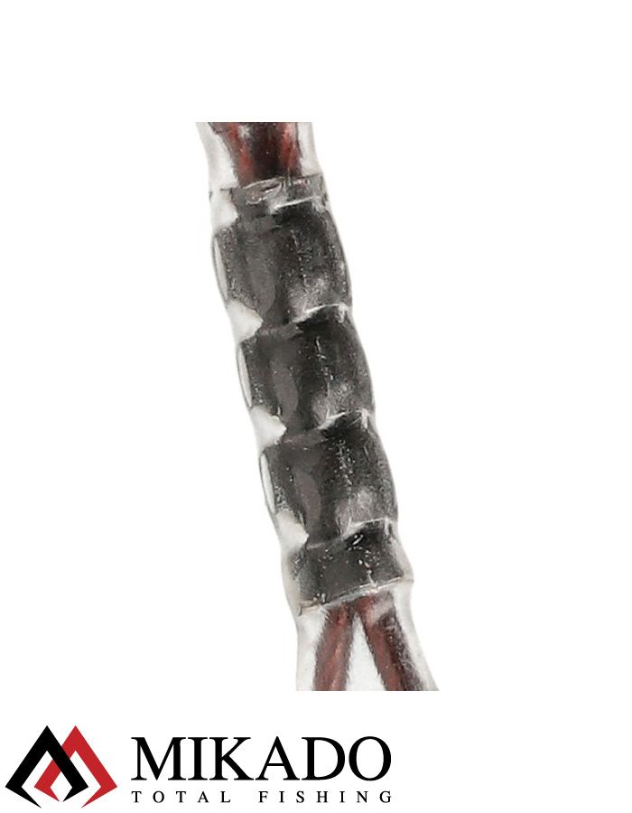 Поводок Mikado DREAM LEADER SURFLON 1x7 25см., 30lb, 13кг. (2шт.)