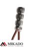 Поводок Mikado DREAM LEADER SURFLON 1x7 25см., 30lb, 13кг. (2шт.)