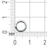 Кольцо заводное Mikado круглое BN № 8 тест 20 кг. (5 шт.)