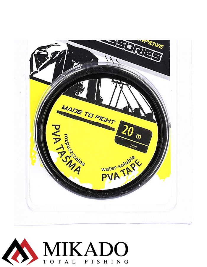 Лента ПВА Mikado гладкая 10 мм., 20 м. медленное растворение