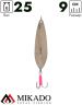 Блесна колеблющаяся Mikado FIGHTER №1, 25 г., 9 см., золото