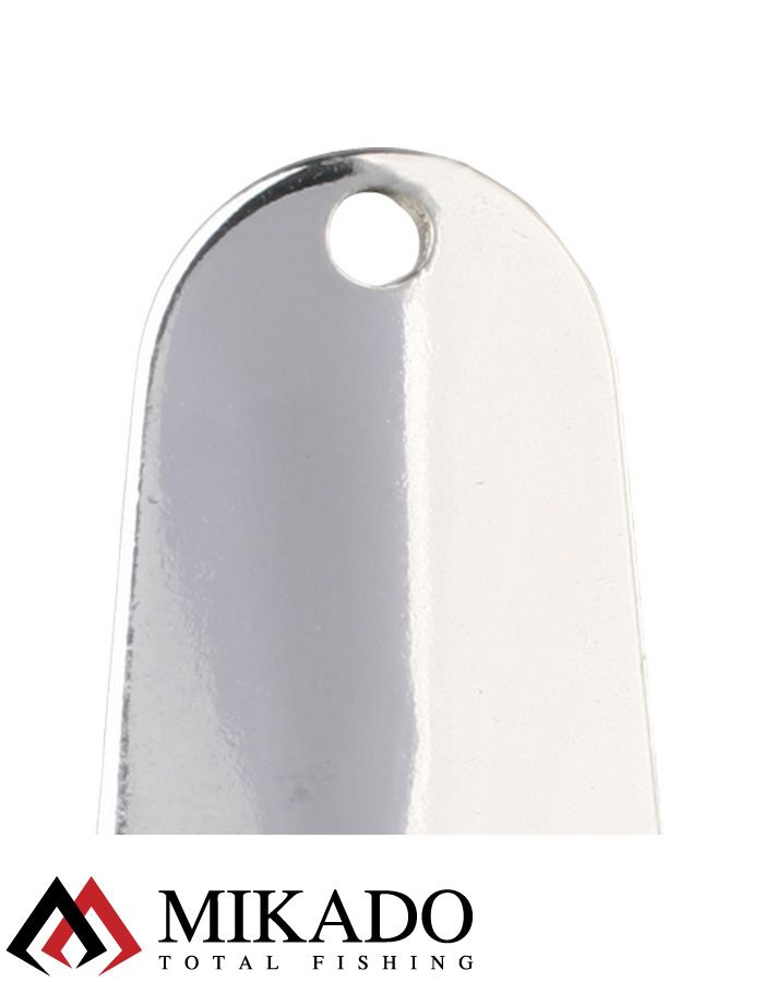Блесна колеблющаяся Mikado TRYTHON №6, 26.5 г., 6.5 см., состаренное серебро