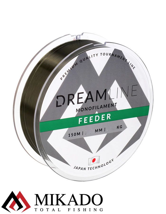 Леска мононить Mikado DREAMLINE FEEDER - 0.30 (150 м) - 10.51 кг.