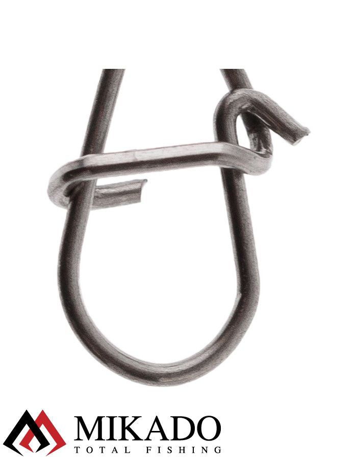 Застежка с роликовым вертлюжком Mikado L.тест 13 кг. (10 шт.)