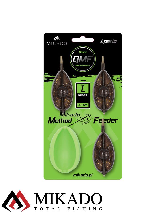 Набор быстро-съёмных кормушек Mikado APERIO Q.M.F. SYSTEM L (3 х 30гр. + форма)