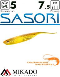 Приманка слаг Mikado SASORI 7.5 см., 1.4 г., M503 (5 шт.)