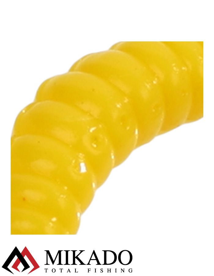 Личинка пчелы силиконовая Mikado TROUT CAMPIONE GARLIC (чеснок) 2.0 см., 0.37 г., 010 (15 шт.)