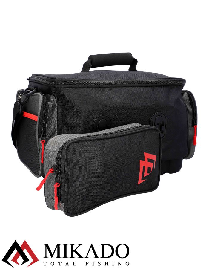 Сумка рыболовная Mikado HARD BOTTOM BAG с жестким дном и съемным отделением (35,5 x 22 x 26 cм)