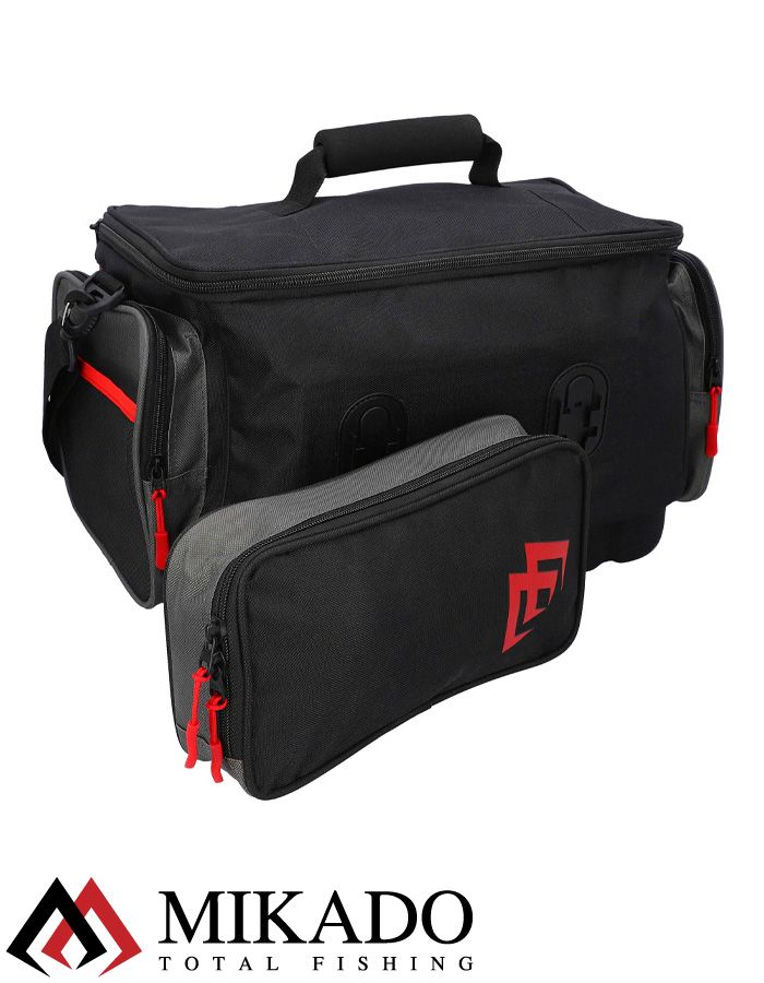 Сумка рыболовная Mikado HARD BOTTOM BAG с жестким дном и съемным отделением (35,5 x 22 x 26 cм)