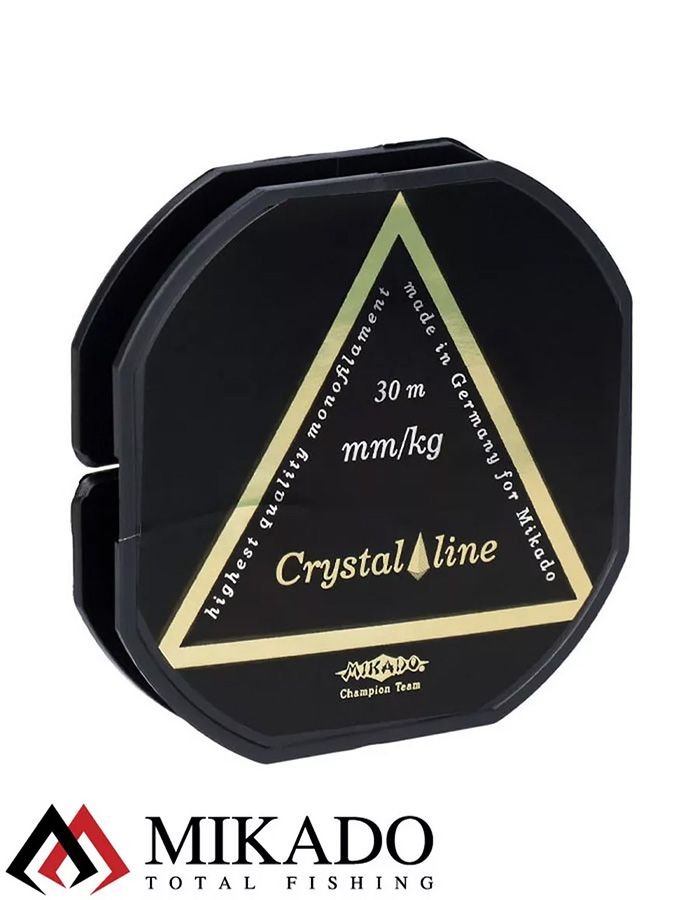 Леска мононить Mikado CRYSTAL LINE 0,18 (30 м) - 4.75 кг.