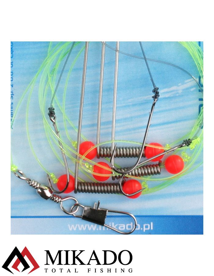 Морская оснастка Mikado STEEL BOOM RIG, крючок № 6