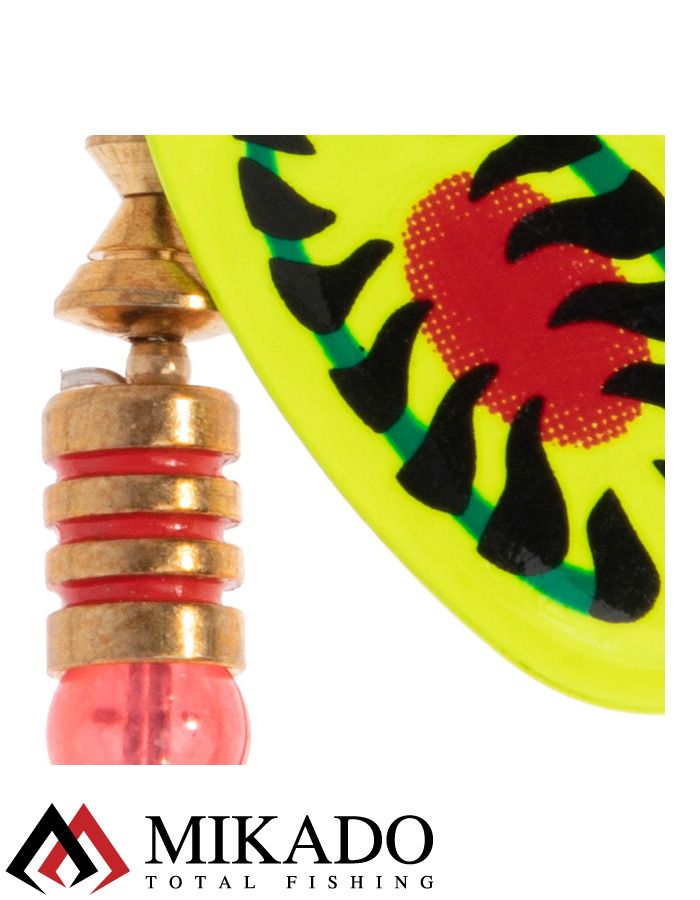 Блесна вращающаяся Mikado BLASTER №5, 11.4 г., серебро 28, длина лепестка 47 мм.