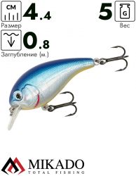 Воблер Mikado CRAZY DOTS 4.4 см. / A19 - плавающий