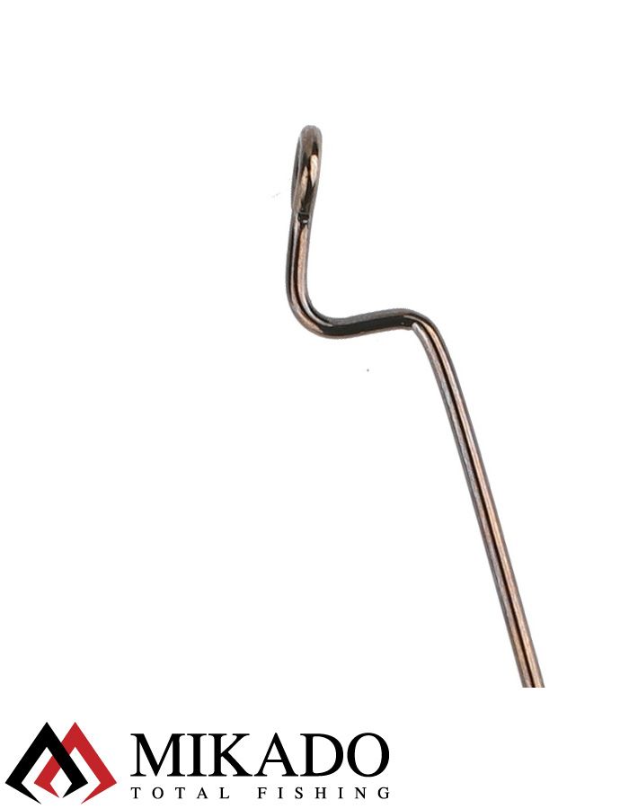 Офсетный крючок Mikado OFFSET BIG EYE № 4  ( 5 шт.)