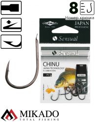 Крючки Mikado SENSUAL - CHINU № 8 BN (с лопаткой) ( 10 шт.)