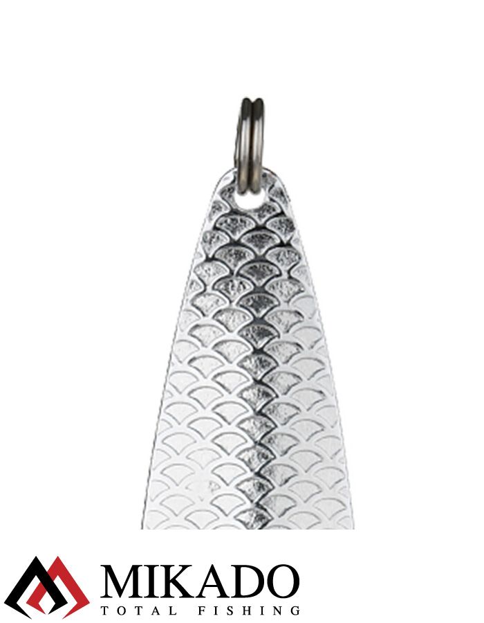 Блесна колеблющаяся Mikado FIGHTER №1, 25 г., 9 см., серебро